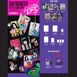 BABYMONSTER - DRIP YG TAG ALBUM Ver