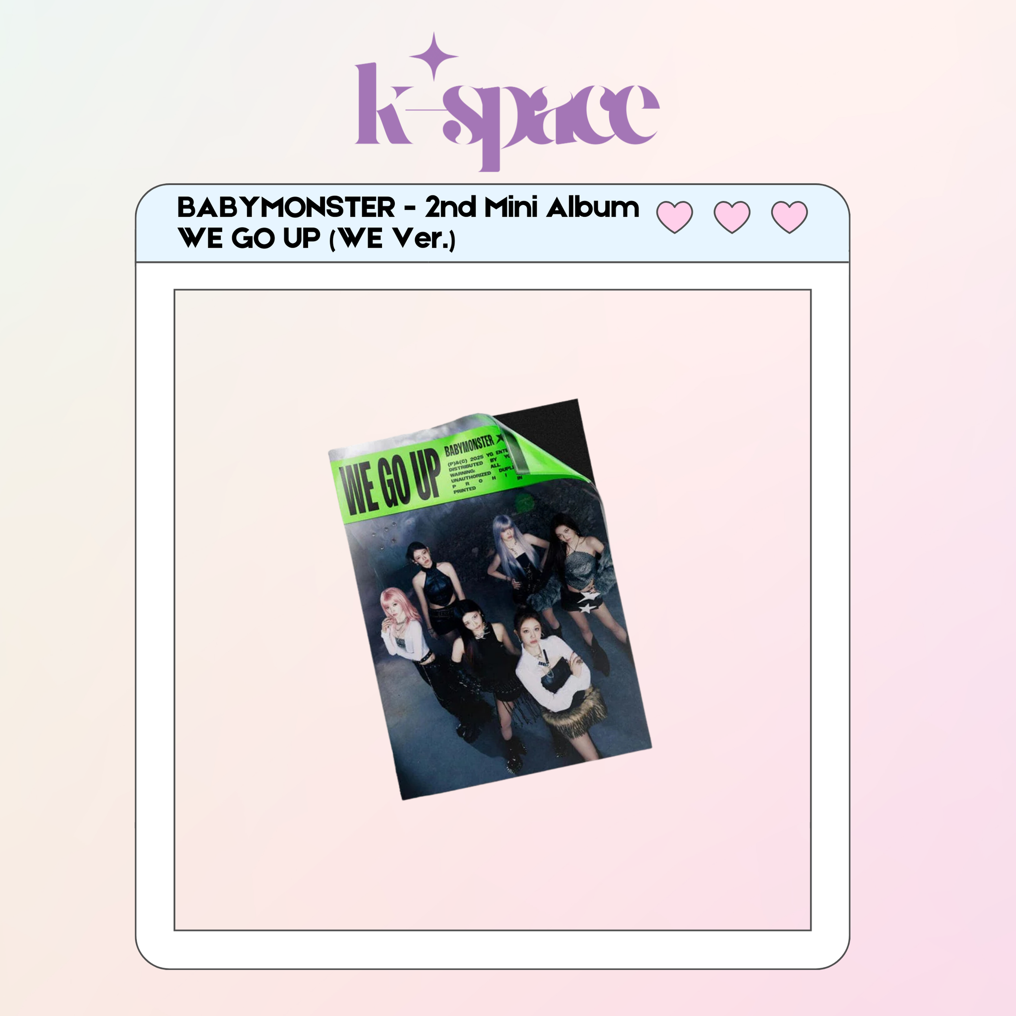 BABYMONSTER - 2nd Mini Album WE GO UP (WE Ver.)_0