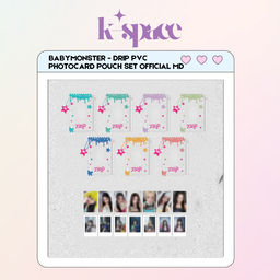 BABYMONSTER - DRIP PVC PHOTOCARD POUCH SET OFFICIAL MD
