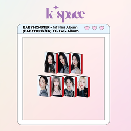 BABYMONSTER - 1st Mini Album [BABYMONS7ER] YG TAG Album