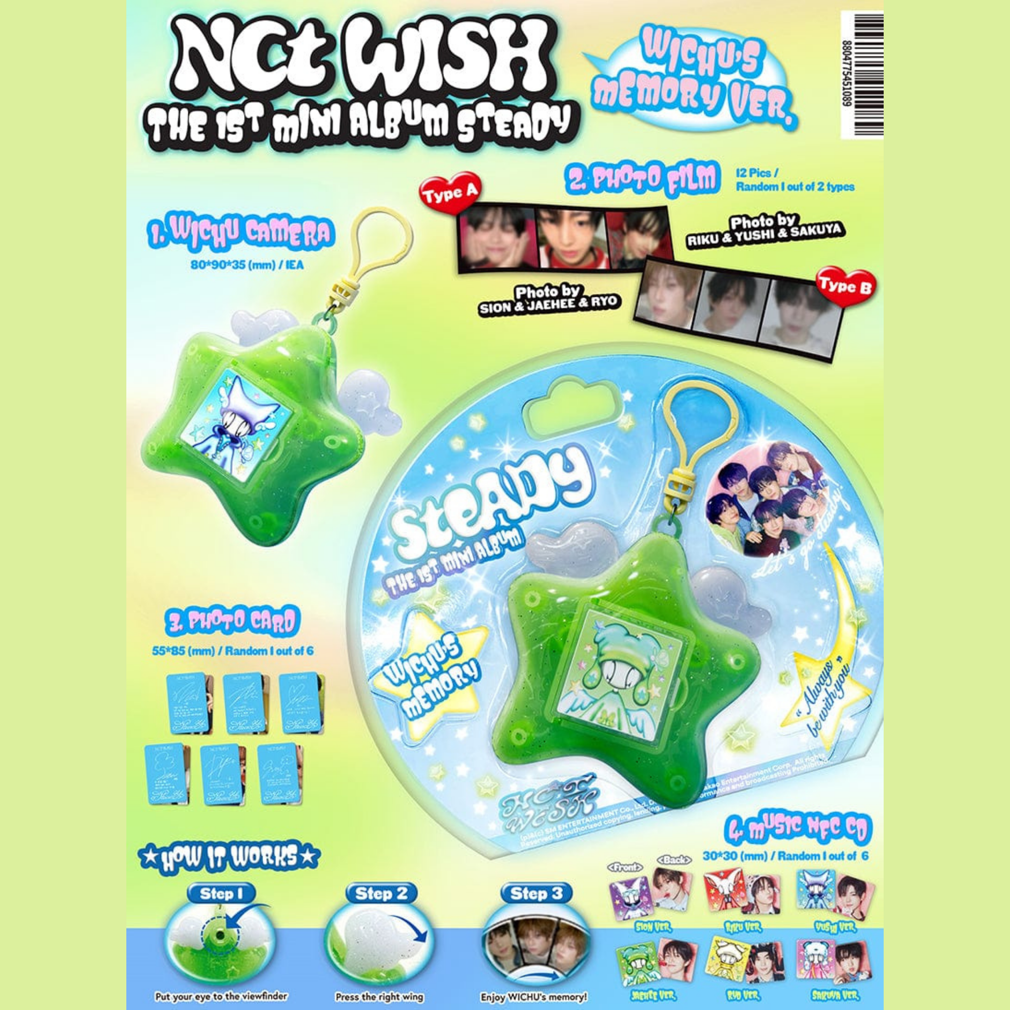 NCT WISH - STEADY (KEYRING VER.) (Smart album)_1