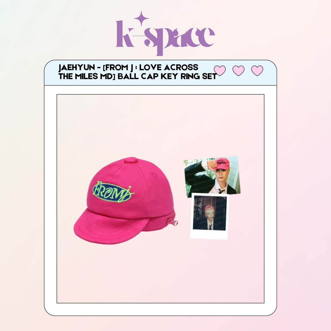 NCT127 JAEHYUN - [FROM J : LOVE ACROSS THE MILES MD] BALL CAP KEY RING SET