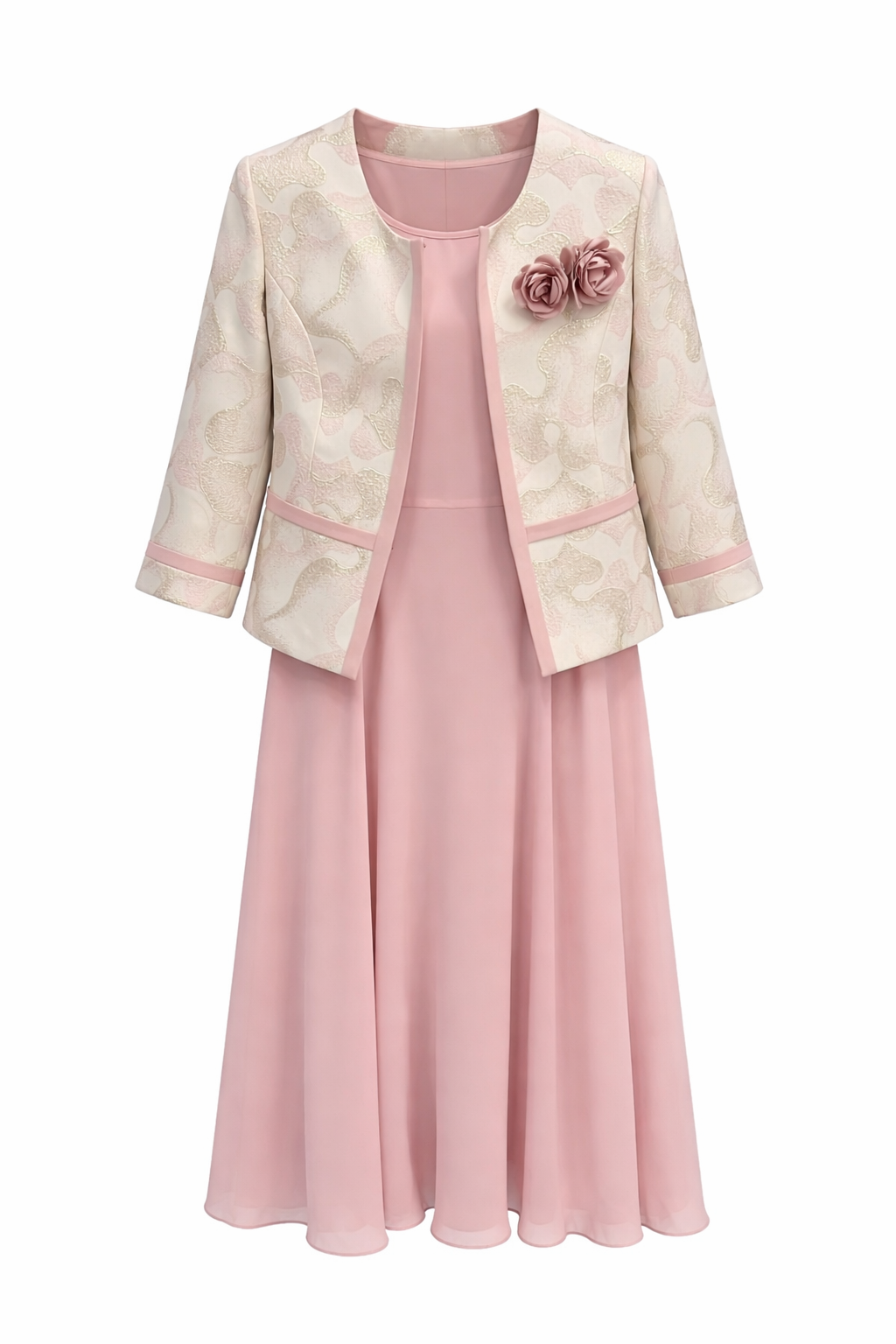 Ladies Two Piece Dress _4