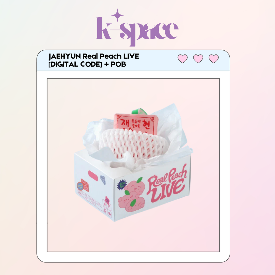 NCT127 JAEHYUN Real Peach LIVE [DIGITAL CODE]+POB