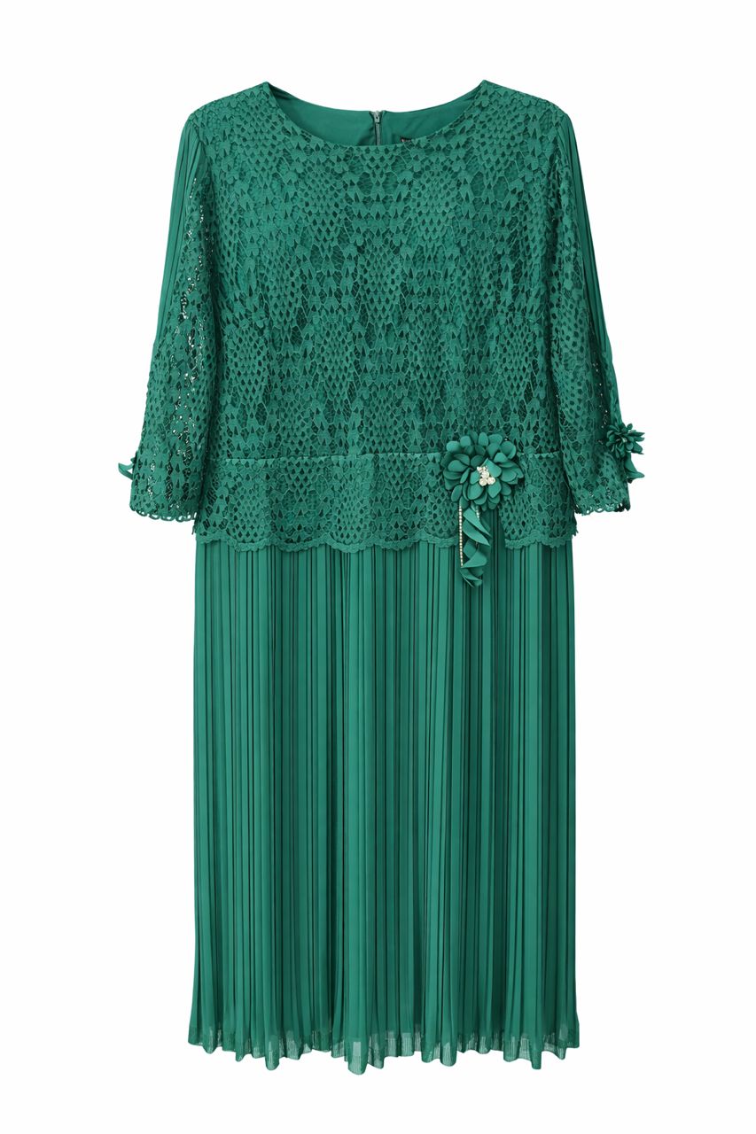 Emerald Green Ladies Dress_0