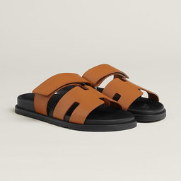 Chinelos Hermes Chypre castanhos - unissexo 
