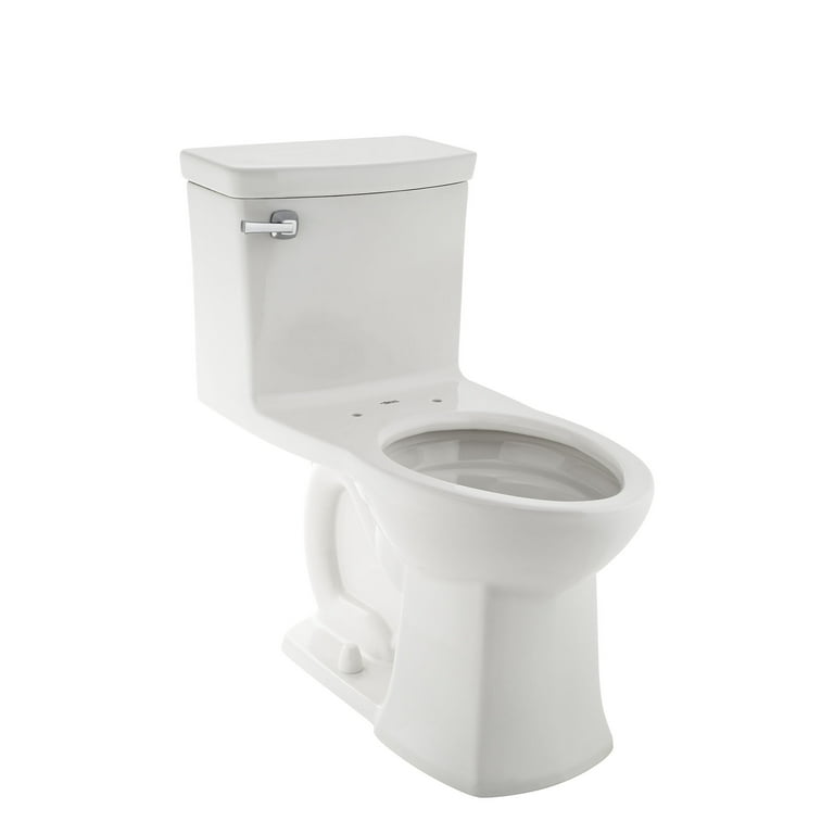 American Standard Townsend Vormax Right Height Elongated One-Piece Toilet With Seat in White