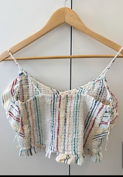 Blusita tipo Crop top 