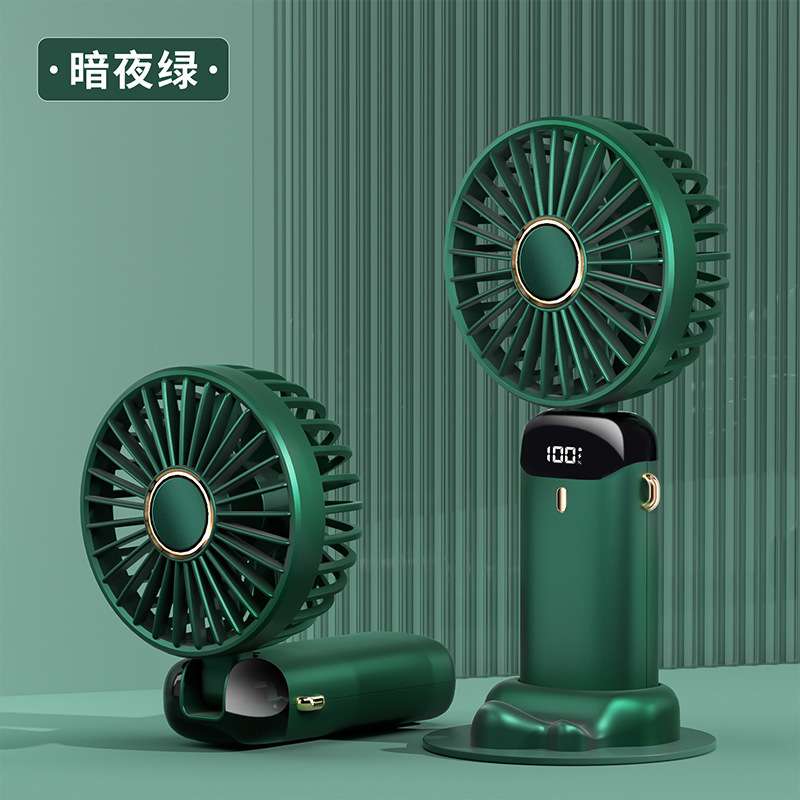 Digital display hand held Fan bendable _0