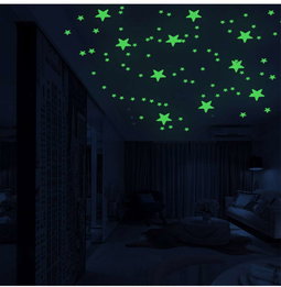 Luminous star wall sticker 