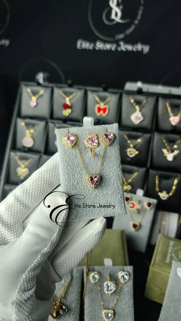 Set collier or,3 pcs_3