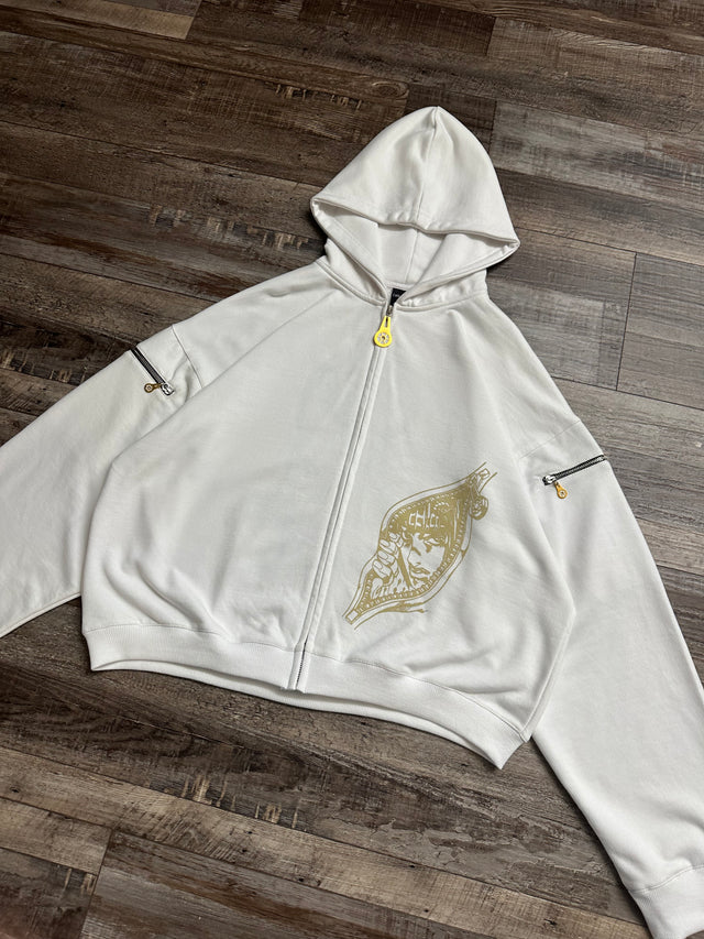 STICKY FINGERS ZIP-UP + FREE ITEM (READ DESCRIPTION)