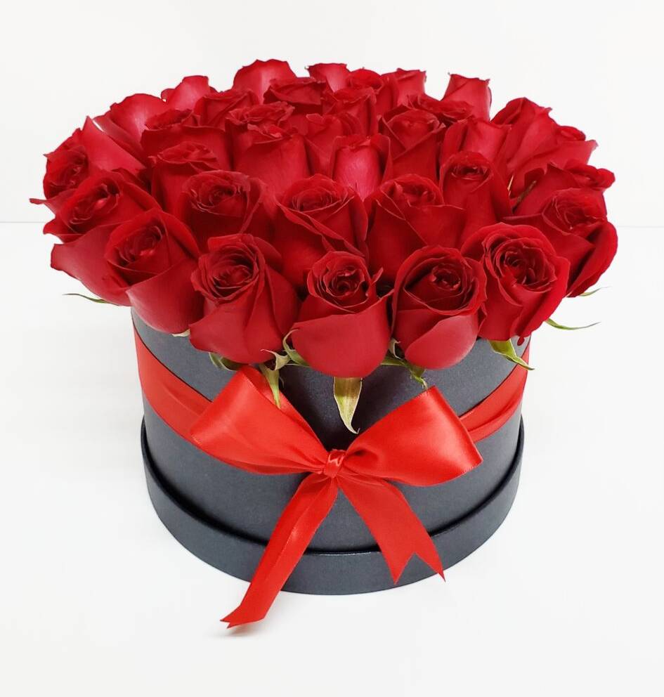 Caja de rosas premium