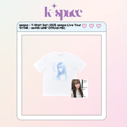 aespa - T-Shirt Set [2025 aespa Live Tour 'SYNK : aeXIS LINE' Official MD]