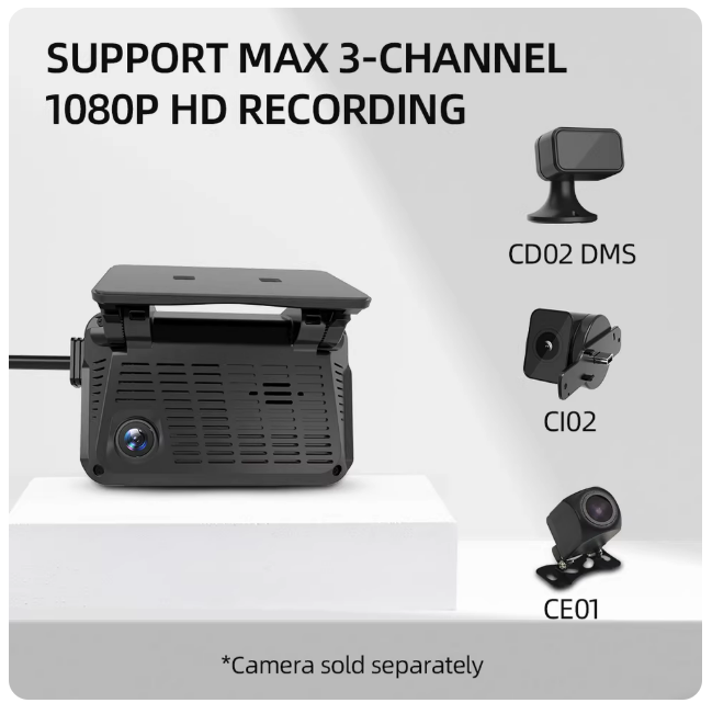 4G JC371 3Channels Live Stream Camera (256GB)_4