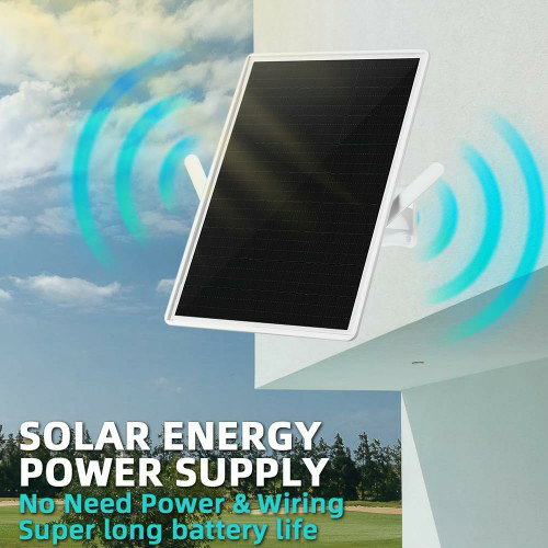 WiFi Extender Signal Booster Solar Battery Outdoor, Long Range up to 300-feet, Internet 2.4G WiFi Extender Booster, Wireless Signal Booster WiFi Repeater 300Mbps,for 2.4G Modem Router (17in)