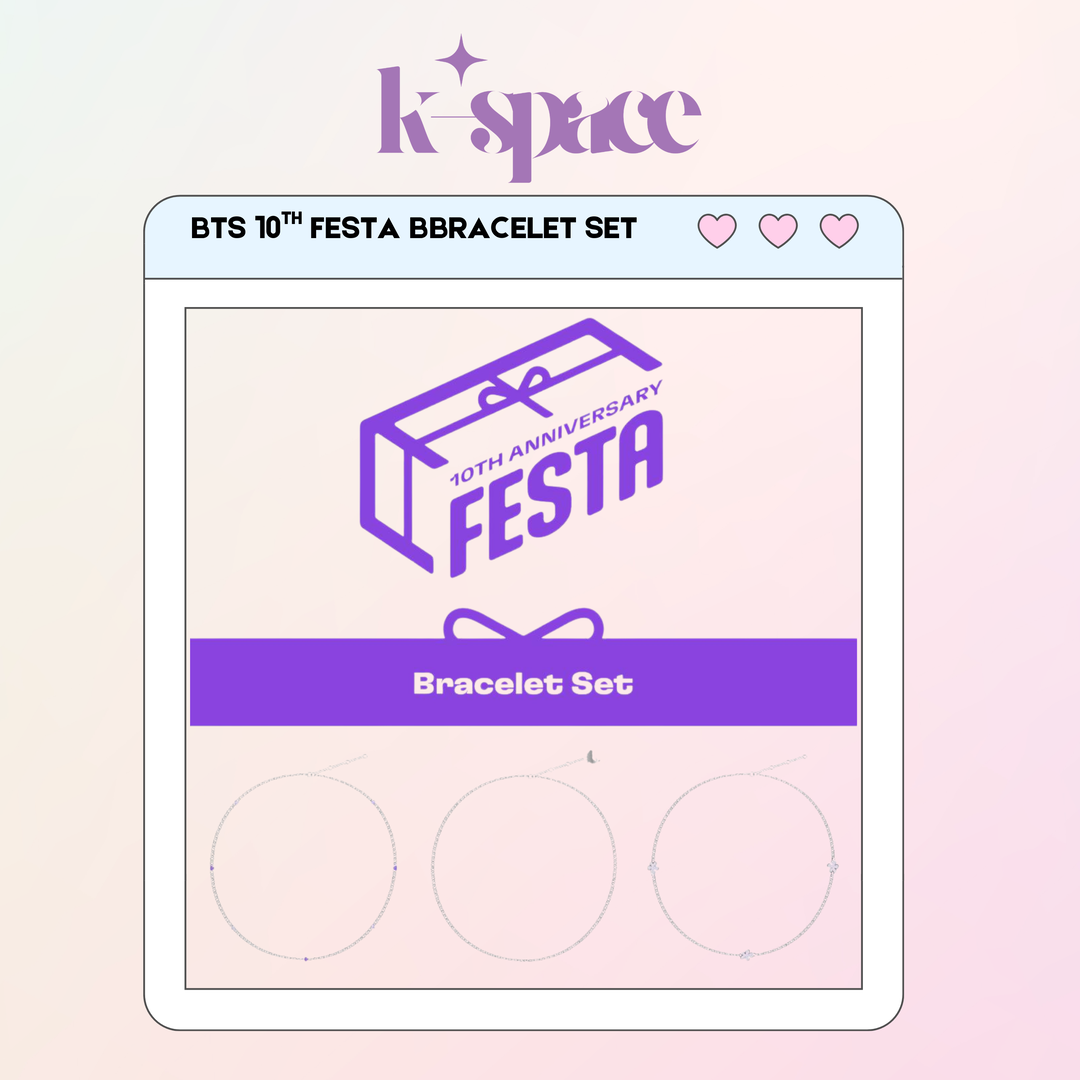 BTS 10TH FESTA BBRACELET SET
