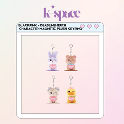 BLACKPINK - DEADLINEMERCH  CHARACTER MAGNETIC PLUSH KEYRING