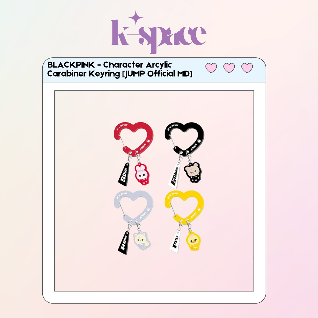 BLACKPINK - Character Arcylic Carabiner Keyring [JUMP Official MD]