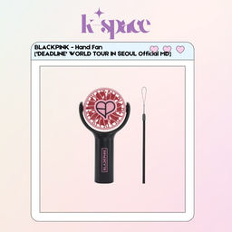BLACKPINK - Hand Fan ['DEADLINE' WORLD TOUR IN SEOUL Official MD]