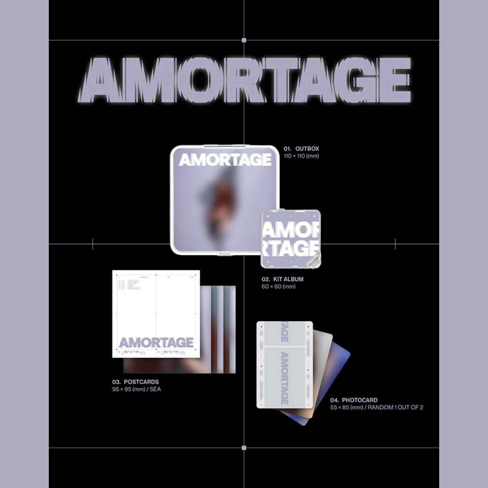 JISOO Blackpink - AMORTAGE [1st Mini Album - APP Ver.]_1