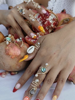 Abalone Shell Rings