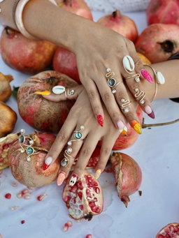 Abalone Shell Rings
