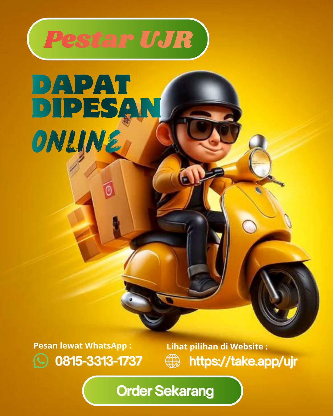 🛵 Layanan Pestar UJR, Area layanan & Tarif _0