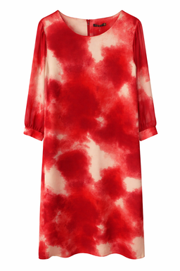 Red/Cream Ladies Dresses