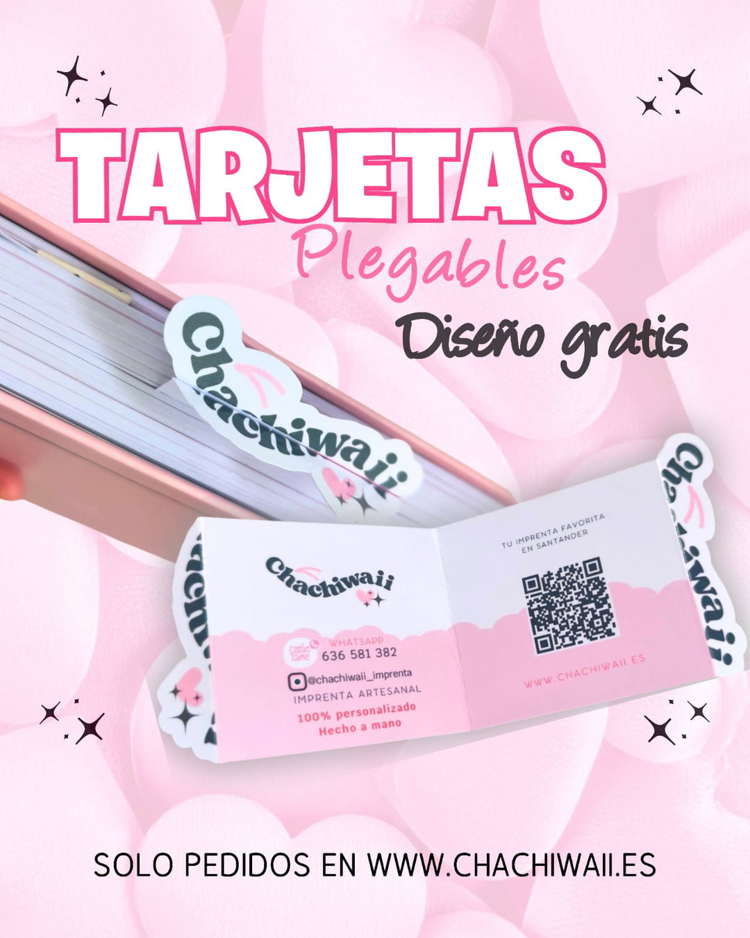 Tarjetas Plegables - ideal para publicitar tu negocio