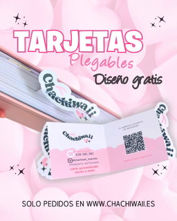 Tarjetas Plegables - ideal para publicitar tu negocio