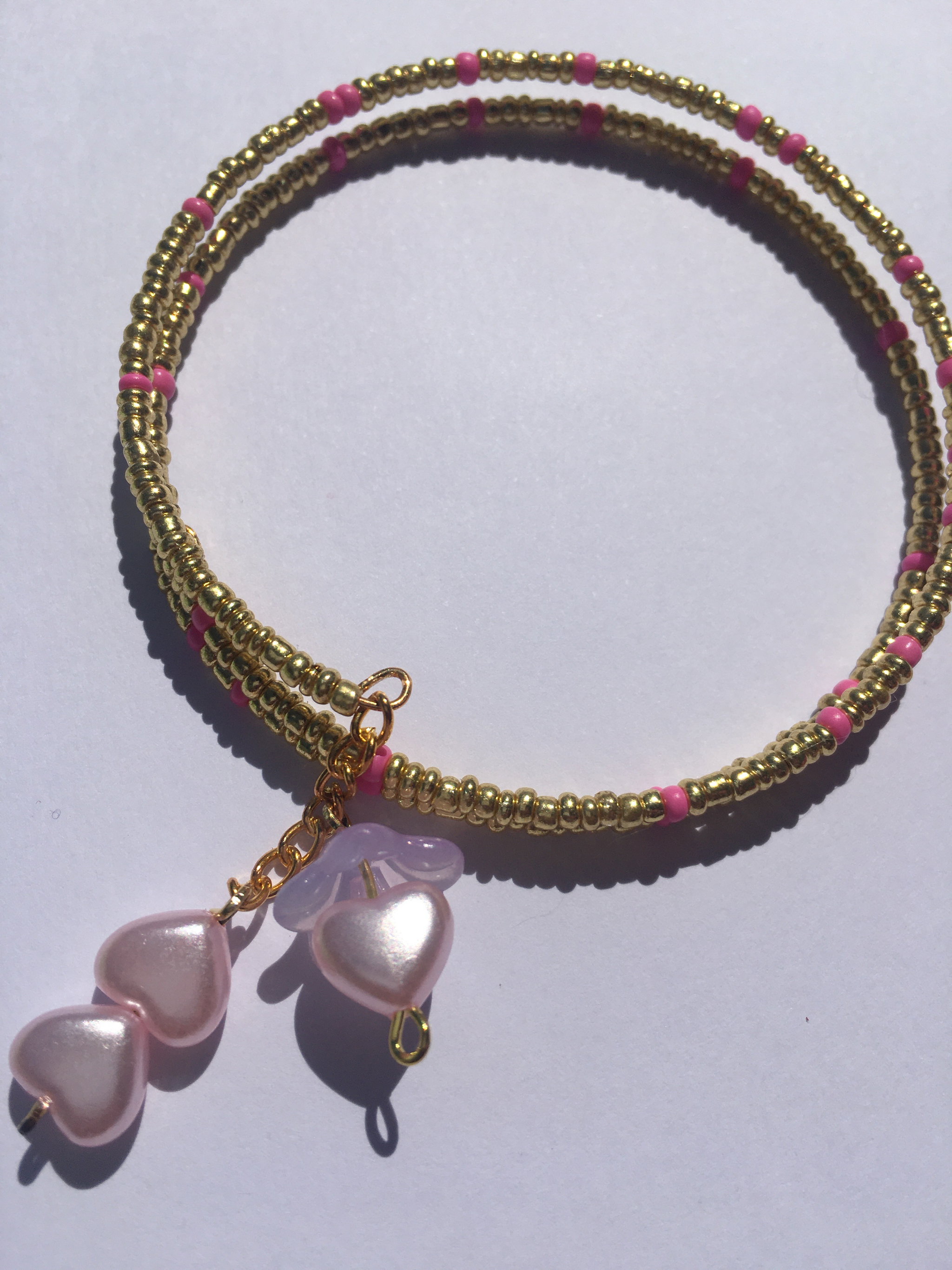 Seedbead Memory Wire Bracelet_0