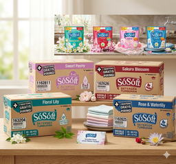 SoSoft Detergen Cair Doubel saset