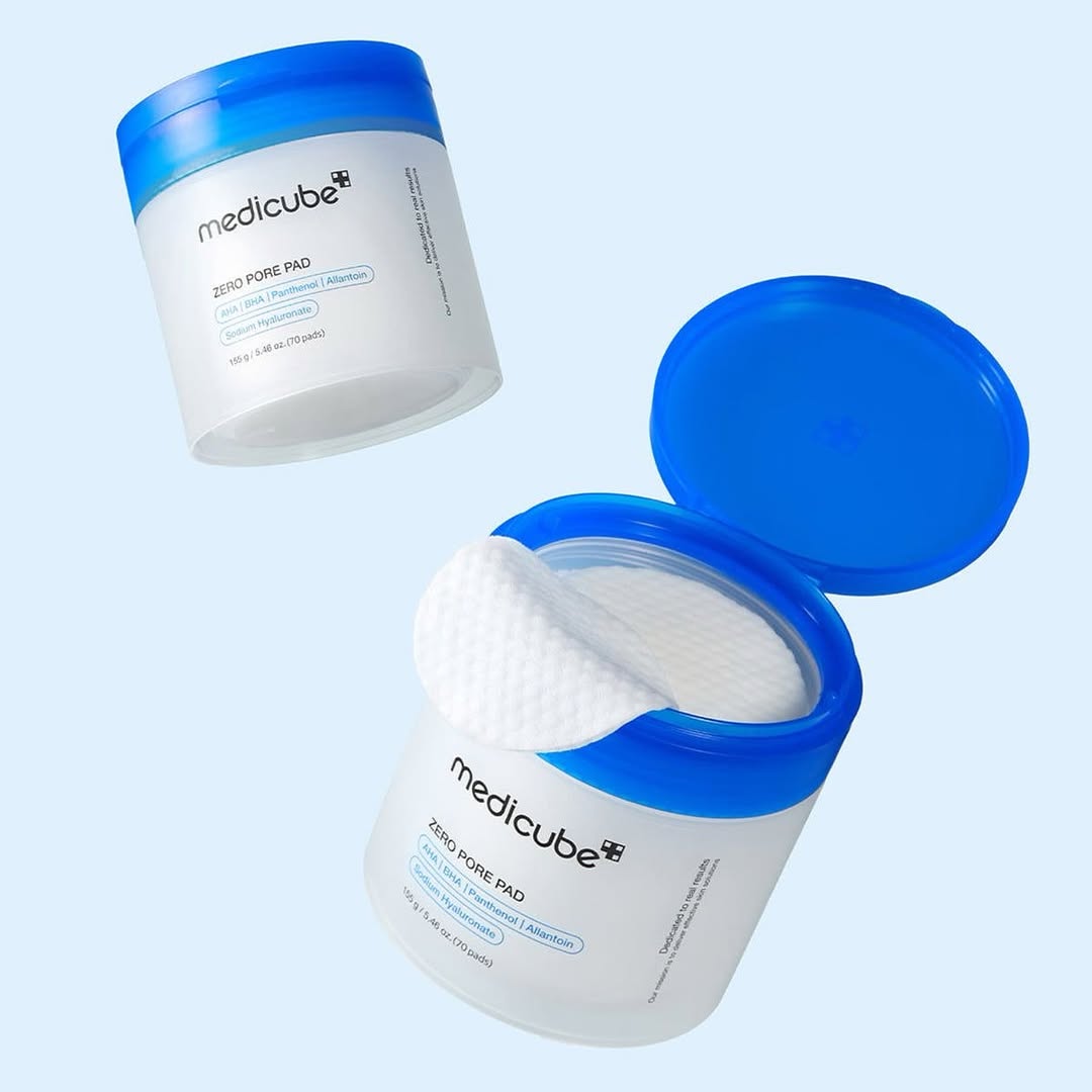 ⁨ بادات زيرو لتنقية المسام ميدكيوب - 155غرام | Medicube zero pore pad_3