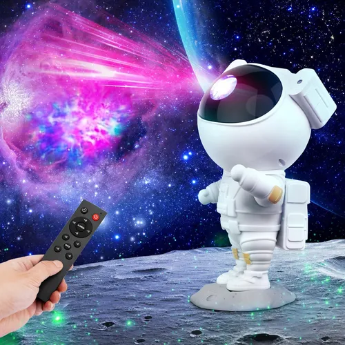 Astronauta Proyector de Galaxia + parlante bluetooth._0