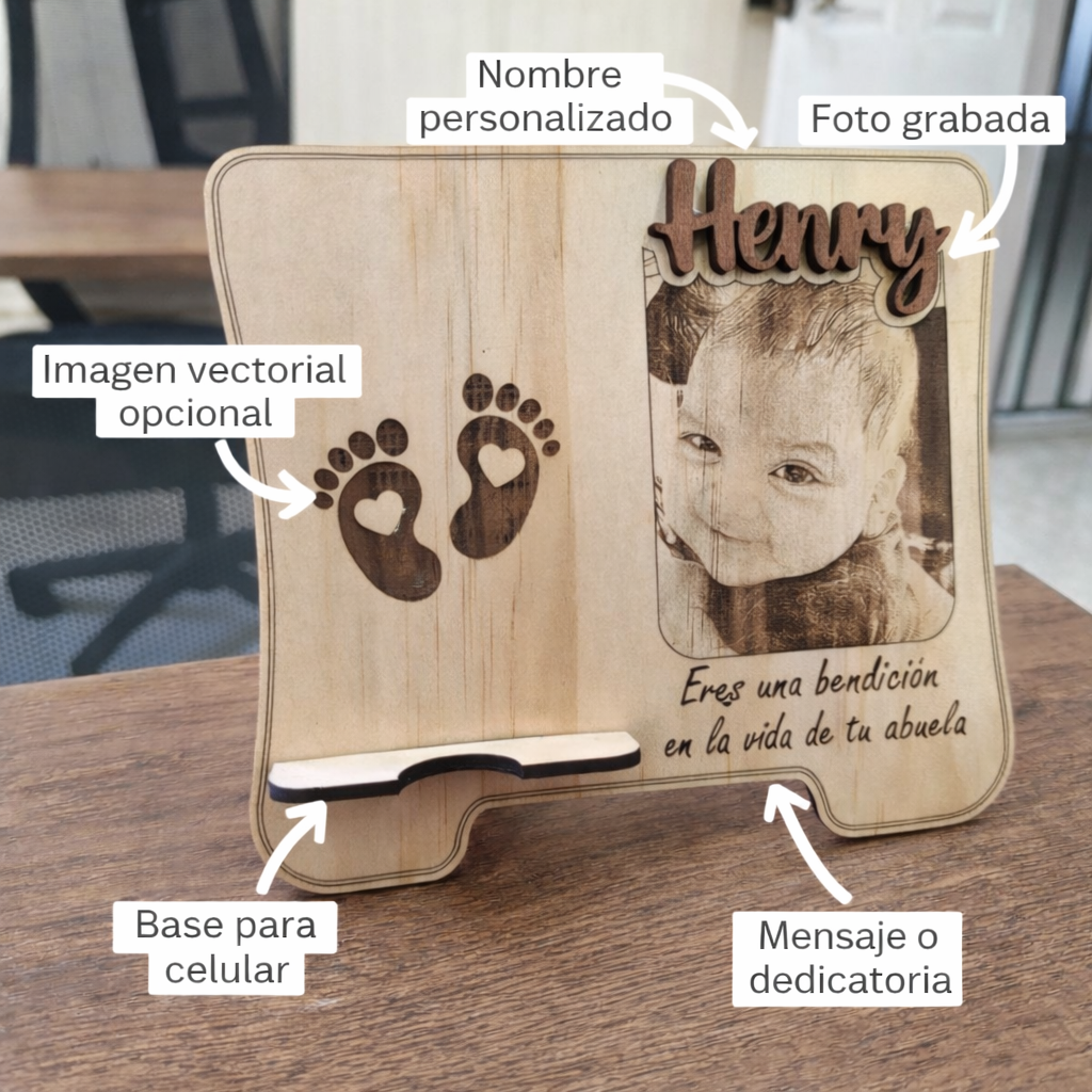 ✨ WoodArt Soporte Personalizado