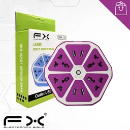 Regleta Hexagonal Multifuncional.
