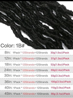 Super Long Soft Locs Crochet Hair, Pre Looped New Faux Locs Crochet Braids Goddess Locs Dreadlocs Synthetic Hair