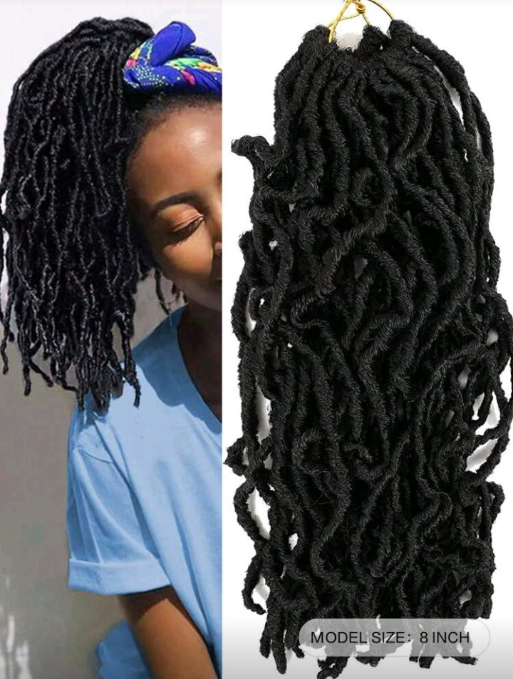Super Long Soft Locs Crochet Hair, Pre Looped New Faux Locs Crochet Braids Goddess Locs Dreadlocs Synthetic Hair_4