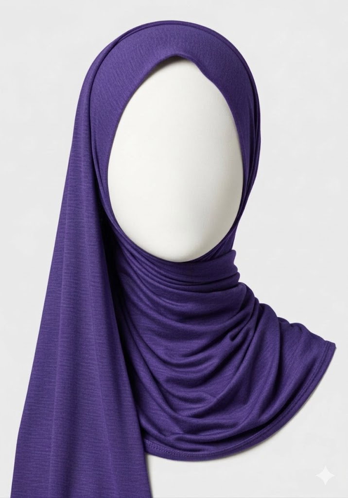 Purple - Jersey Scarf Hijab_0