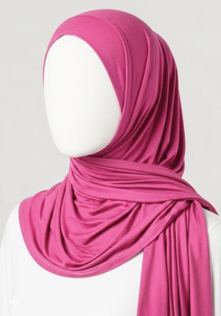 Pink - Jersey Scarf Hijab