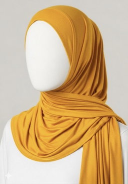 Mustard Yellow- Jersey Scarf Hijab