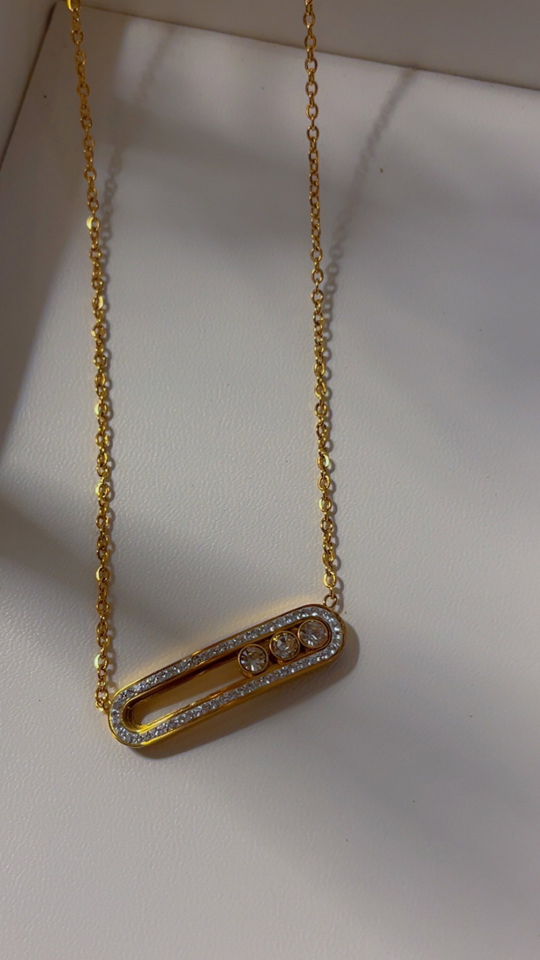 Celeste Trio Pendant Gold