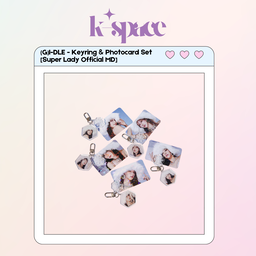 (G)I-DLE - Keyring & Photocard Set 1 Ver. [Super Lady Official MD]