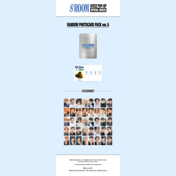 ATEEZ - Random Photocard Pack A Ver.  ['8ROOM' 7th Anniversary POP-UP Official MD]
