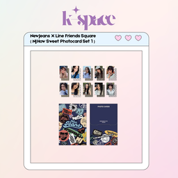 NewJeans X Line Friends Square - NJ How Sweet Photocard Set 1 Ver.