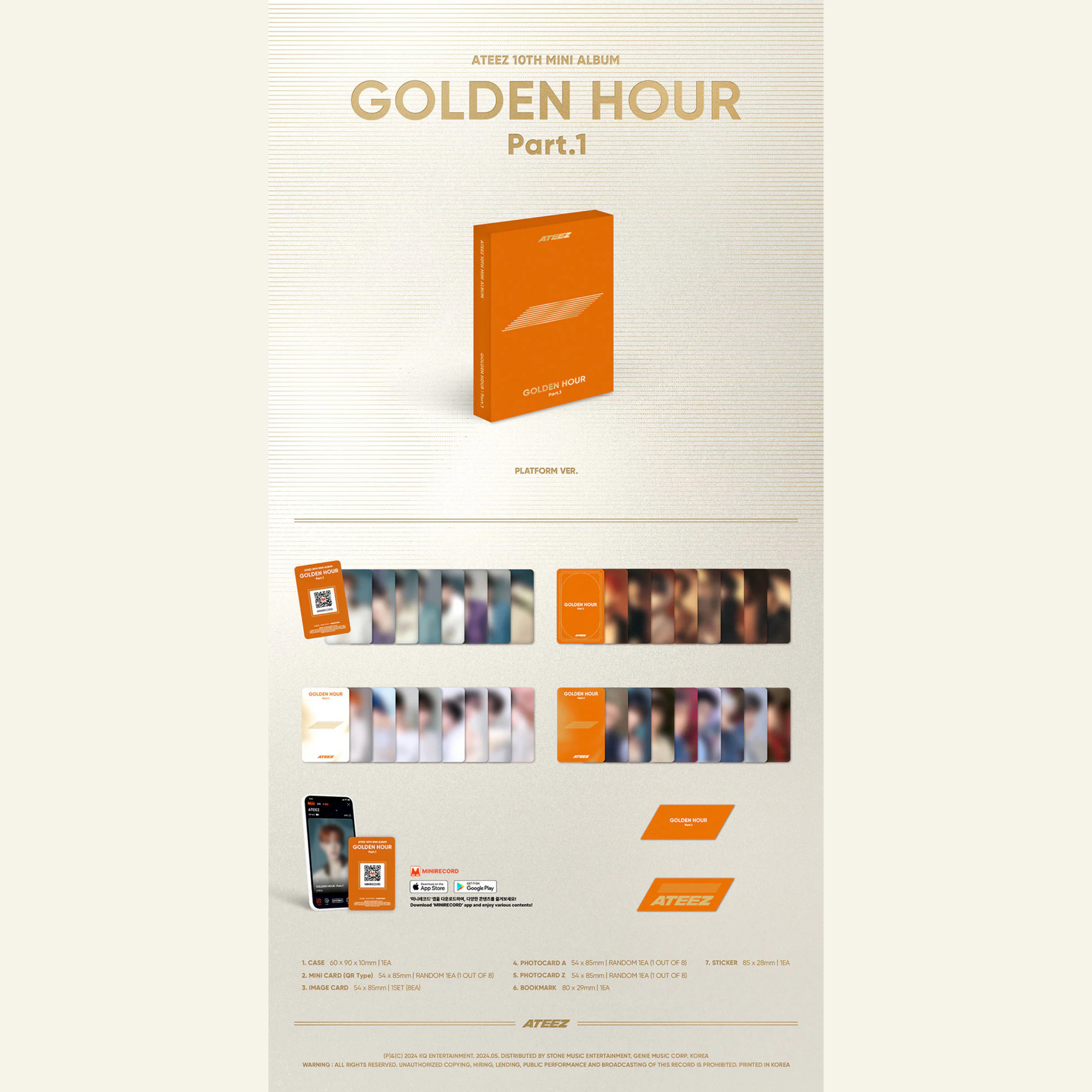 ATEEZ - GOLDEN HOUR : Part.1 [10th Mini Album - Platform Ver.]_1