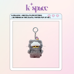 G-DRAGON - ’ZO&FRIENDS’ MINI ZOA PLUSH KEYRING [ BE FRIENDS IN THIS ZOAFUL WINTER POP UP MD ]