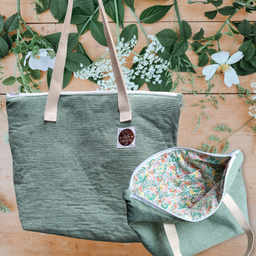 Corduroy tote bag