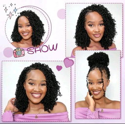 Yanky Twist Crochet Wig, 26 Strands/Piece, Fluffy Springy Mini Twist Crochet Short Bob, Passion Twist Curly Synthetic Braiding Hair Extensions, Suitable For Women And Girls